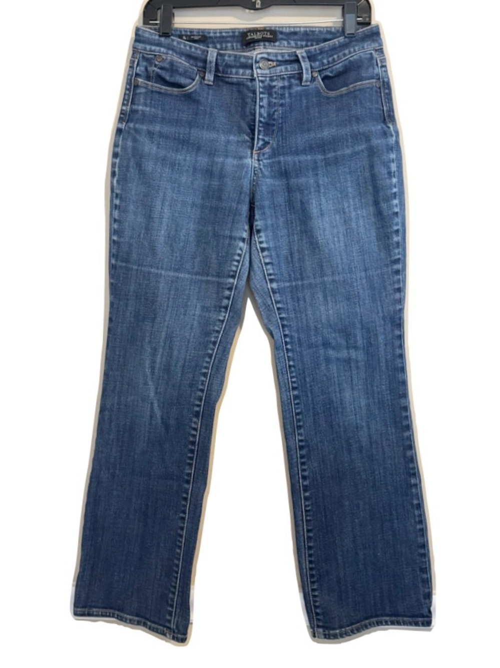 Talbots Flawless Five Pocket Jeans Bootcut Curvy Style 8P - Picture 2 of 6